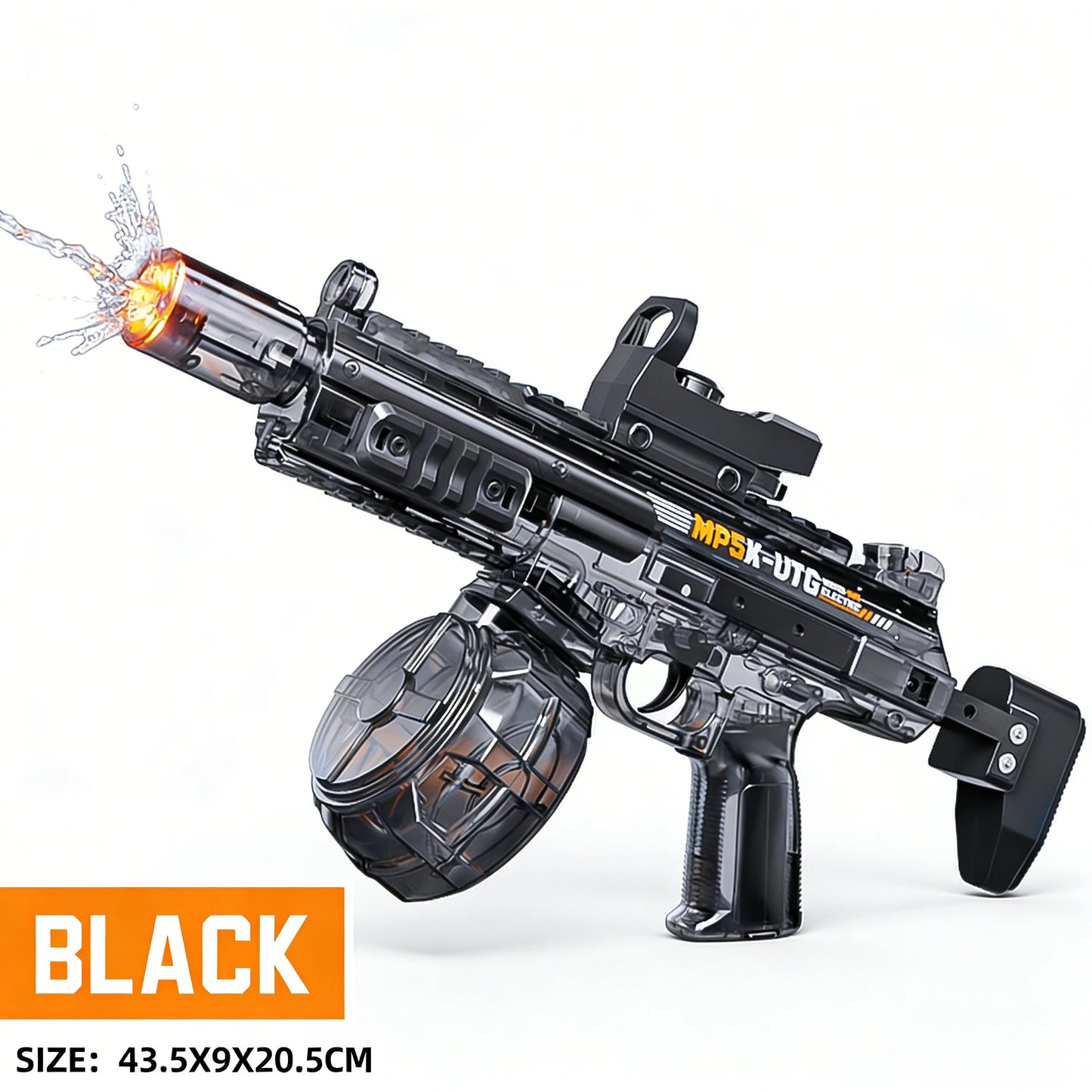 Pistola ad acqua MP5 con luci a led