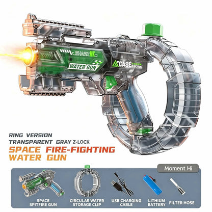 Pistola ad acqua con caricatore a cerchio con luci a led