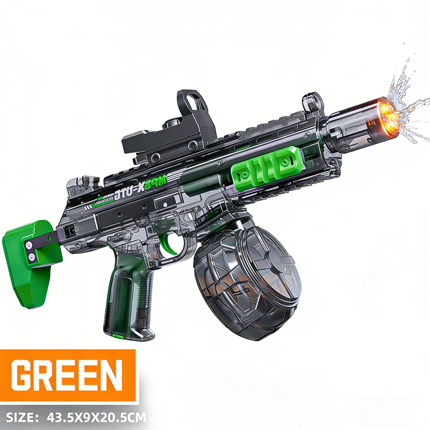 Pistola ad acqua MP5 con luci a led